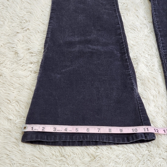 ARIAT Corduroy Flare Jean Dark Gray Womens Size 28 - Picture 11 of 14